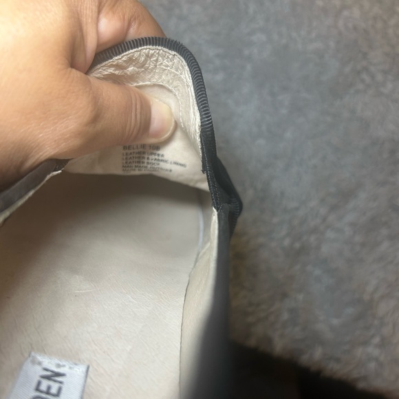 STEVE MADDEN Women’s Black Suede Platform Slip-On, Size 10B - Picture 15 of 15